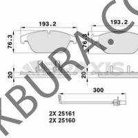 Audı A8 Quattro 2010-2017 Ön Balata (Braxsıs) 4G0698151B-e-g