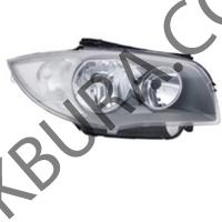 Bmw 1 E87 2007- Sağ Far Sıyah Ith 63117193388