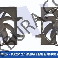Mazda 3 1.6 Dizel 2003- Radyatör Fanı (Kale) C20115025  C20115025C