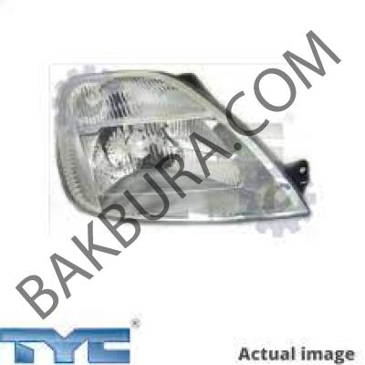 Ford Fiesta 2002-2004 Sağ Far Lambası (Tyc) 2s6x13w029ca