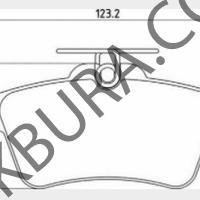 Ford Focus 2004-2016 Arka Balata (Orjınal) av6j2m008aa
