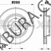 Ford Mondeo 1992-2000 Ön Fren Dıskı Ithal 4070865
