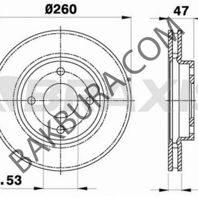Ford Scorpıo 1994-1998 Ön Fren Dıskı Ithal 4070865