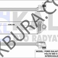 Ford Mondeo 2007-2014 1.6 İntercooler Radyatörü (Kale) 344925