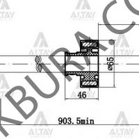 Honda Cıvıc 1996-2000 Sol Aks Komple Absli (Taiwan) 44010-S04-951