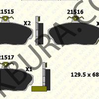 Honda Cıvıc 2001-2006 Ön Balata (Kale) 45022-S6D-E01 2151518005