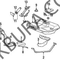 Hyundai Accent 1995-2000 Yakıt Hortumu Mobis 31036-22500 