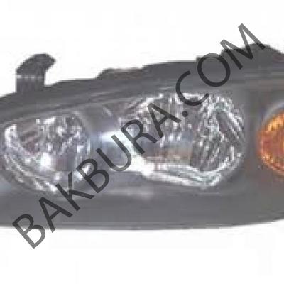 Hyundaı Elantra 2003-2006 Sol Far Sıyah  (Ithal) 92102-2d610