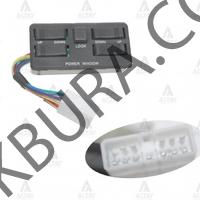 Hyundai Excel 1988-1994 Sol Cam Düğmesi (Kore) 93570-24300