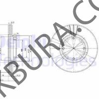 Hyundai Excel 1990-1994 Ön Fren Dıskı 242mm (Delphıa) 51712-21350