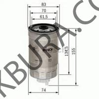 Hyundai Getz 2002-2010 Mazot Filtresi (Bosch) 1457434105
