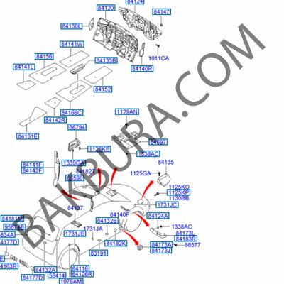Hyundai Getz 2002-2010 Ön Döşeme 