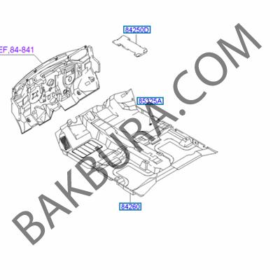 Hyundai Getz 2002-2010 Taban Döşemesi (Çıkma) 