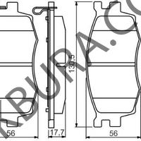 Hyundai İ20 2008-2014 Ön Balata (Bosch) 0986495240 Oem:58101-1ga00