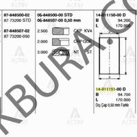Hyundai Starex 140Hp Piston Sekman (Goetze) 87-73200STD