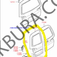 Hyundai Starex 2002-2010 Sol Bagaj Kapağı (MOBIS) 73700-4A902