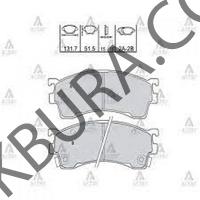 Mazda 626 1998-2002 Ön Balata (Maher) CBY93328Z
