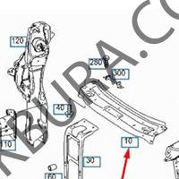 Mercedes M 164 2006- On Panel Orta Ith A1646200486