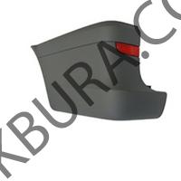 Mercedes Vıano 2002-2014 Arka Sol Tampon Kosesı Ith A6398801871