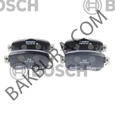 Renault Kadjar 2014-2017 Arka Balata Bosch 0986494816