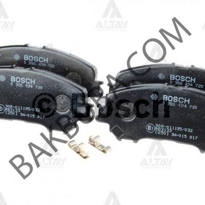 Renault Koleos 2014-2017 Ön Balata Bosch 0986494720