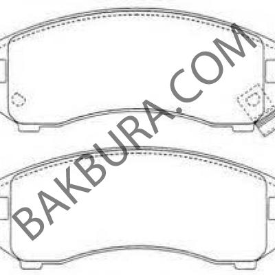 Suzuki Swift 1990-1996 Ön Balata Orjınal 41060-58A86