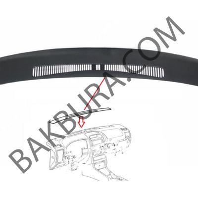 Opel Astra G 1998-2005 Cam Önü ızgarası Siyah İthal 24435734