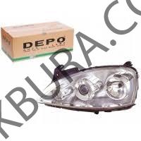 Opel Corsa C 2003-2005 Merceklı Sol Far Lambası Depo 13100535