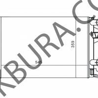 Opel Corsa C z12XE z10xep 1.2 1.4 2001-2006 Su Radyatörü Mga 1300236