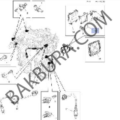 Opel Corsa D 2006-2011 Motor Beyin Braketı Gm 13352841