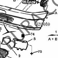 Peugeot 306 1997-1999 Sol Sis Far Kapak Sissiz İthal 7414.91