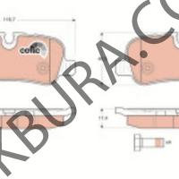 Ranger Rover Sport  2005-2013 Arka Balata (Trw) Gdb1632