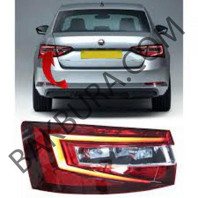 Skoda Super B 2015- Sol Dış Stop Lambası Hella 3V5945207