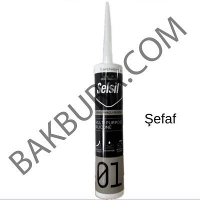 Slikon Selsil Seffaf 
