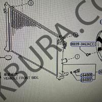 Toyota Corolla 1.5 2020- Su Radyatoru Orjınal 4221364310 16400F3010