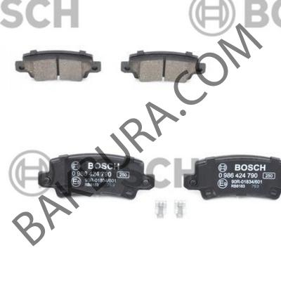 Toyota Corolla 2002-2006 Arka Balata Bosch 0986424790