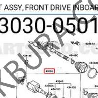 Toyota Avensis 1997-2001 2.0 Sol İç Aks Kafası (Taiwan) 43030-05010