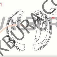 Toyota Hılux 2006-2011 Arka Balata (Walburg) 04495-0K120