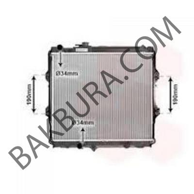 Toyota Hılux Ln85 Ln145 1989-2005 Su Radyatoru (Veka) 16400-5B600