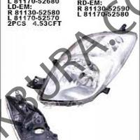 Toyota Yarıs 2006-2009 Sağ Far (Depo) 81130-52580