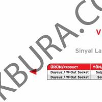 Volksvagen Lt35 Volt 1997-2007 Sol Sınyal Sarı (İthal) 2D0953041