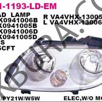 Volkswagen Caddy 2004-2011 Sol Far (Depo) 441-1193L-LD-EM